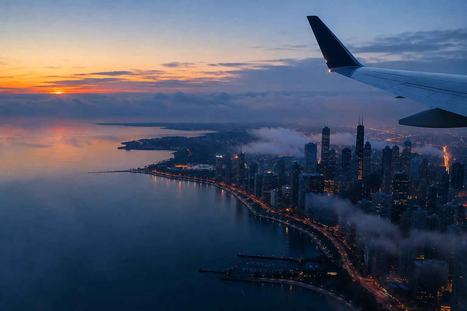 Chicago from the air
