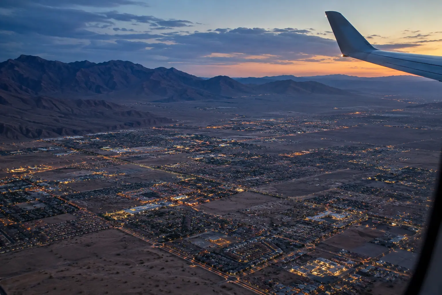 Phoenix from the air